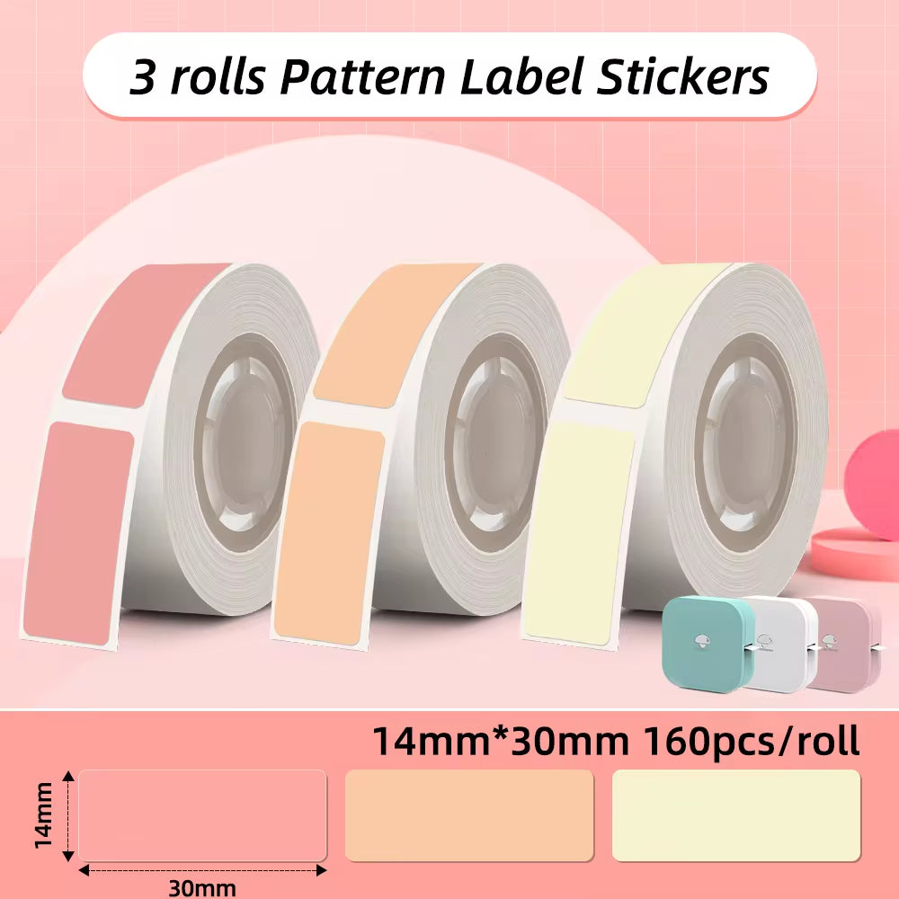 Q30 Label Printer Mini Printer Pocket Thermal Label Maker Wireless Sticker Pocket Portable Printer Various Label Paper