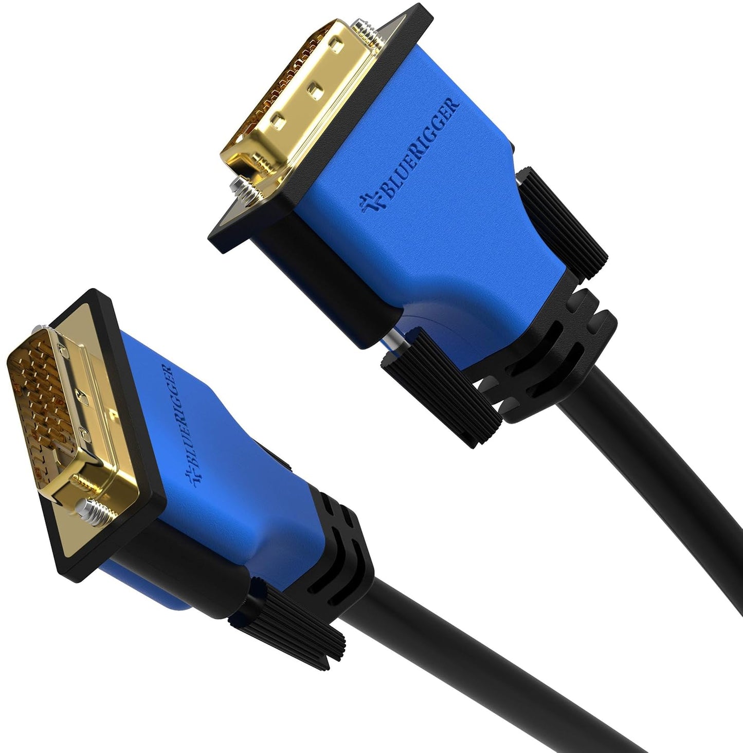 DVI to DVI Monitor Cable (10FT, 24+1 Dual Link, Digital Video Cable, Male to Male) - for Gaming, DVD, Laptops, HDTV and Projector